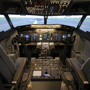 aircraft simulation cockpit